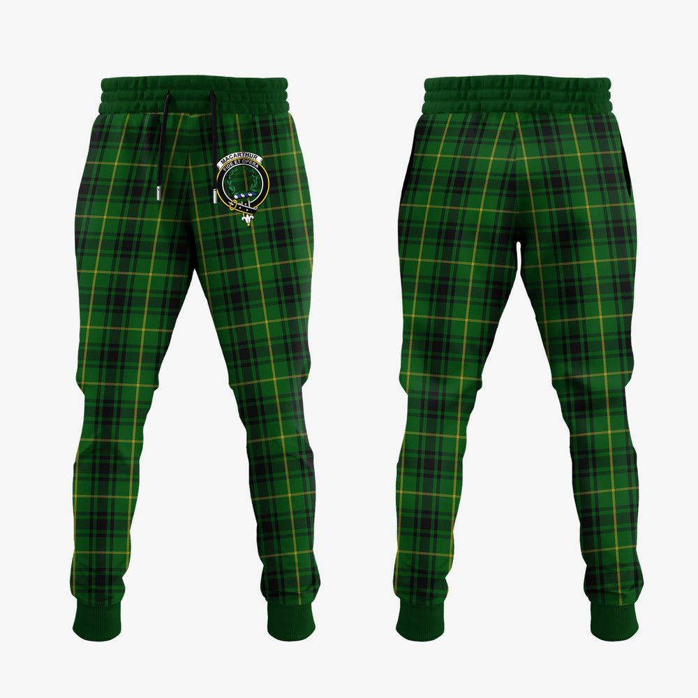 Clan MacArthur Tartan Crest Jogger Sweatpants IF45 Clan MacArthur Tartan Today