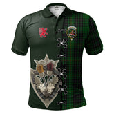 Clan MacAulay Hunting Tartan Polo Shirt - Lion Rampant And Celtic Thistle Style JI29 MacAulay Hunting Tartan Tartan Polo