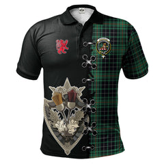 Clan MacAulay Hunting Ancient Tartan Polo Shirt - Lion Rampant And Celtic Thistle Style UT85 MacAulay Hunting Ancient Tartan Tartan Polo