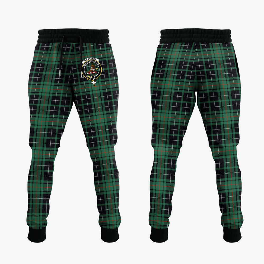 Clan MacAulay Hunting Ancient Tartan Crest Jogger Sweatpants JH20 Clan MacAulay Tartan Today