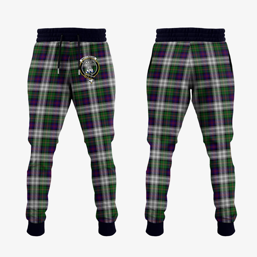 Clan MacCallum Dress Tartan Crest Jogger Sweatpants