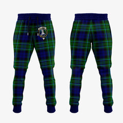 Clan MacCallum Modern Tartan Crest Jogger Sweatpants DF13 Clan MacCallum Tartan Today