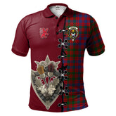 Clan MacColl Ancient Tartan Polo Shirt - Lion Rampant And Celtic Thistle Style TT39 MacColl Ancient Tartan Tartan Polo