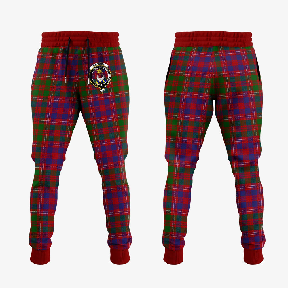Clan MacColl Hunting Tartan Crest Jogger Sweatpants XY86 Clan MacColl Tartan Today