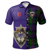 Clan MacDonald Tartan Polo Shirt - Lion Rampant And Celtic Thistle Style CX16 MacDonald Tartan Tartan Polo