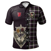 Clan MacDonald Dress Tartan Polo Shirt - Lion Rampant And Celtic Thistle Style SB51 MacDonald Dress Tartan Tartan Polo