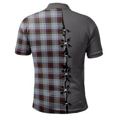 Clan MacDonald Dress Ancient Tartan Polo Shirt - Lion Rampant And Celtic Thistle Style LE46 MacDonald Dress Ancient Tartan Tartan Polo