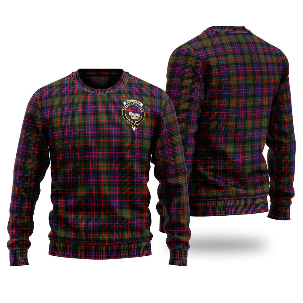 Clan MacDonald Modern Tartan Christmas Ugly Sweater LM61 MacDonald Modern Tartan Tartan Sweater