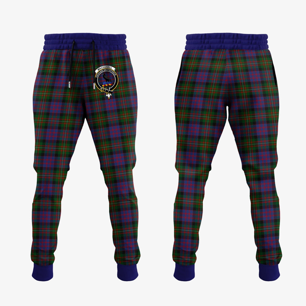 Clan MacDonell Of Glengarry Tartan Crest Jogger Sweatpants ZB52 Clan Glen Tartan Today
