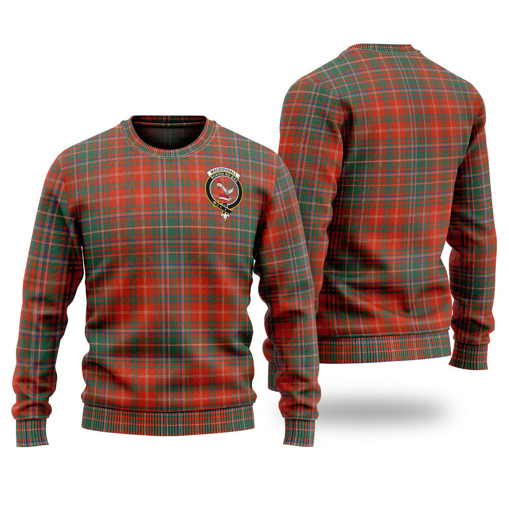 Clan MacDougall Ancient Tartan Christmas Ugly Sweater YH52 MacDougall Ancient Tartan Tartan Sweater