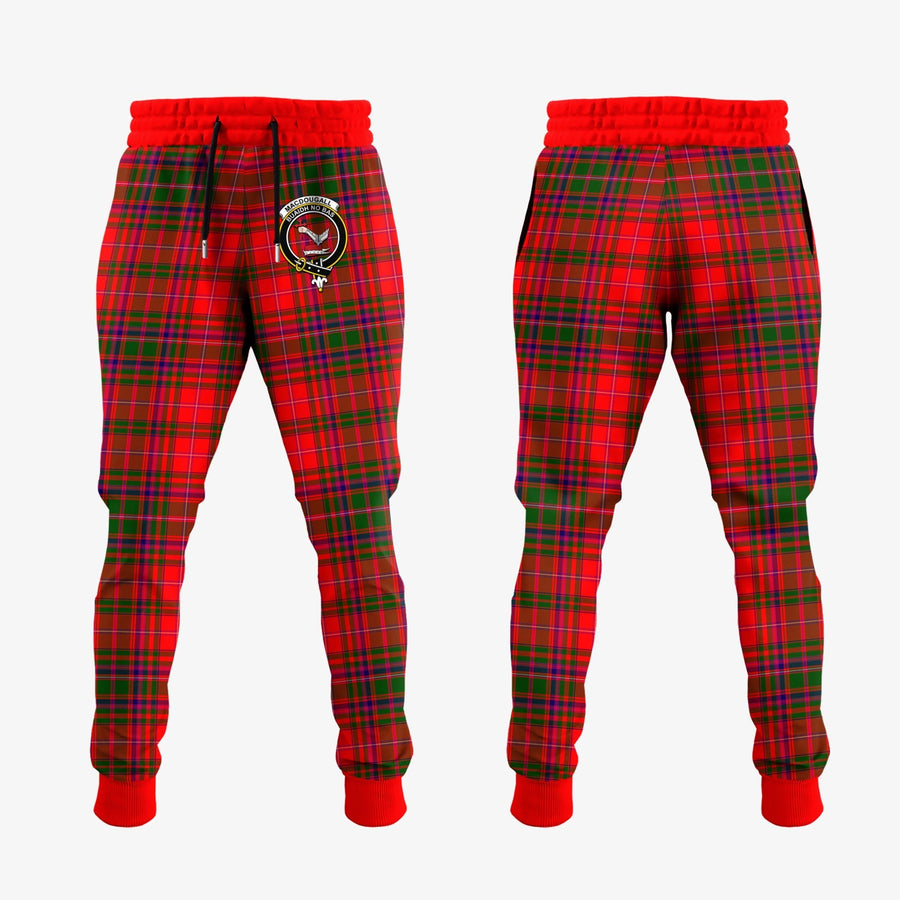 Clan MacDougall Modern Tartan Crest Jogger Sweatpants YF17 Clan MacDougall Tartan Today