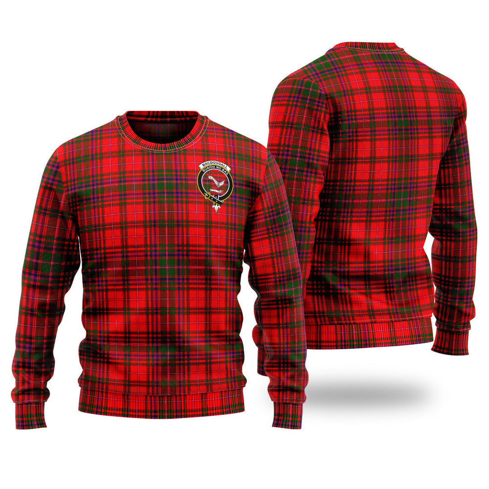 Clan MacDougall Modern Tartan Christmas Ugly Sweater MQ16 MacDougall Modern Tartan Tartan Sweater