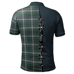 Clan MacDowall Tartan Polo Shirt - Lion Rampant And Celtic Thistle Style OM36 MacDowall Tartan Tartan Polo
