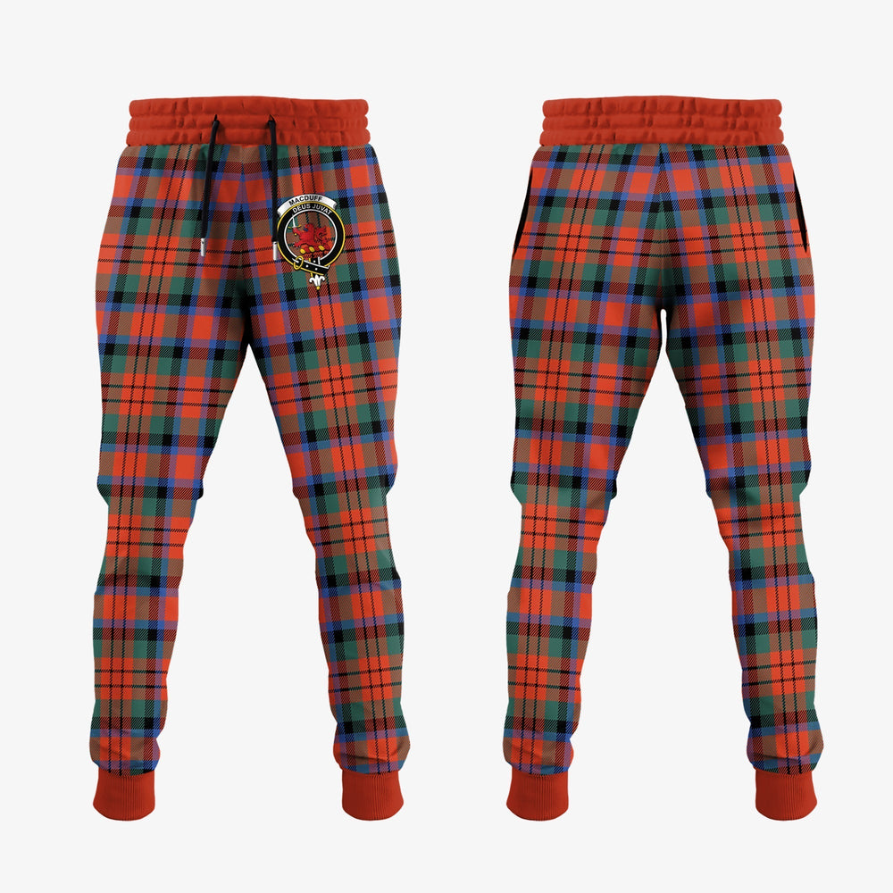 Clan MacDuff Ancient Tartan Crest Jogger Sweatpants BW21 Clan MacDuff Tartan Today