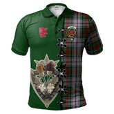 Clan MacDuff Dress Tartan Polo Shirt - Lion Rampant And Celtic Thistle Style FQ10 MacDuff Dress Tartan Tartan Polo