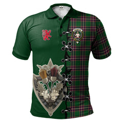 Clan MacFarlane Hunting Tartan Polo Shirt - Lion Rampant And Celtic Thistle Style UC88 MacFarlane Hunting Tartan Tartan Polo