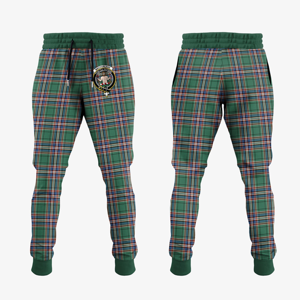 Clan MacFarlane Hunting Ancient Tartan Crest Jogger Sweatpants AP56 Clan MacFarlane Tartan Today
