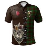 Clan MacFie Hunting Tartan Polo Shirt - Lion Rampant And Celtic Thistle Style EQ92 MacFie Hunting Tartan Tartan Polo