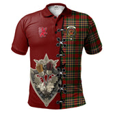 Clan MacGill Tartan Polo Shirt - Lion Rampant And Celtic Thistle Style MV25 MacGill Tartan Tartan Polo