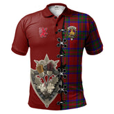 Clan MacGillivray Tartan Polo Shirt - Lion Rampant And Celtic Thistle Style WB58 MacGillivray Tartan Tartan Polo