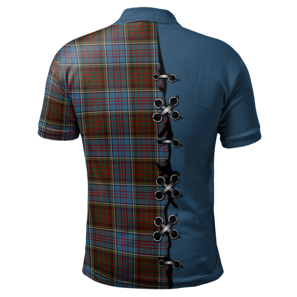 Clan MacGregor Hastie Tartan Polo Shirt - Lion Rampant And Celtic Thistle Style ZT84 MacGregor Hastie Tartan Tartan Polo