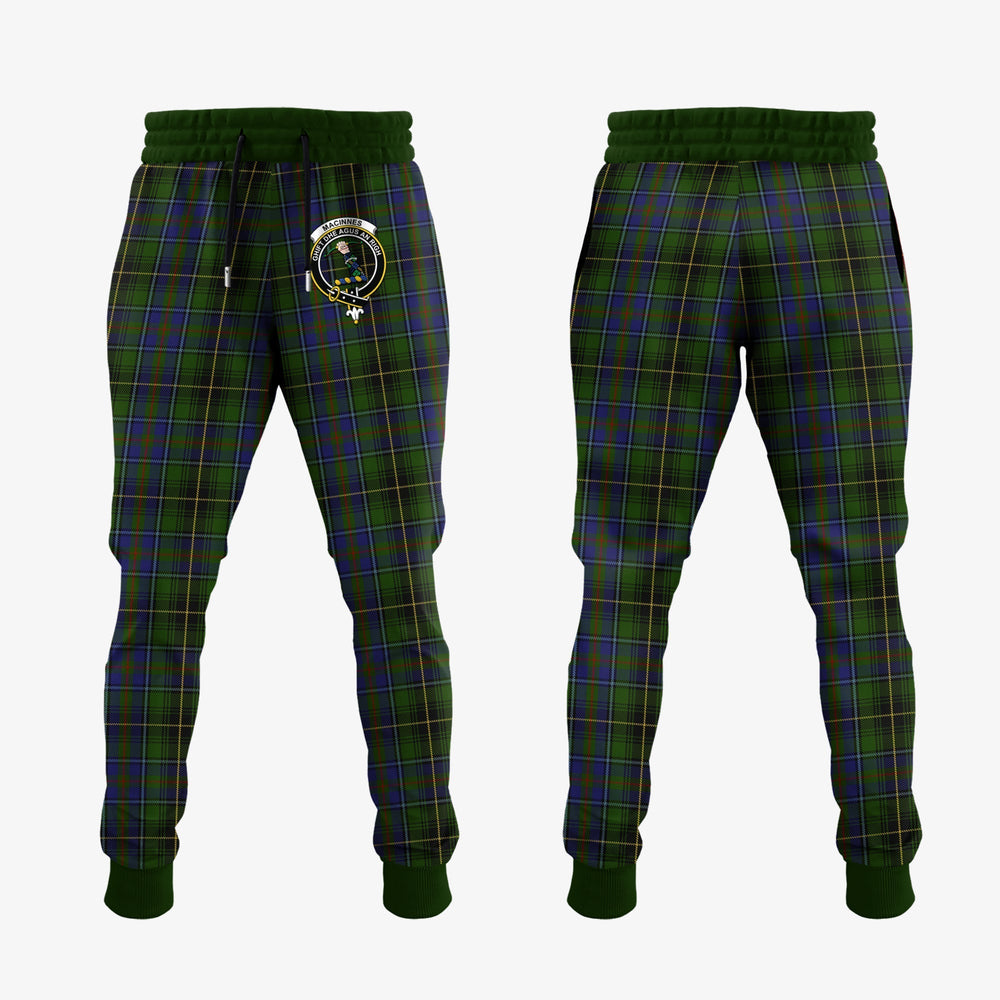 Clan MacInnes Tartan Crest Jogger Sweatpants ES56 Clan MacInnes Tartan Today