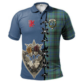 Clan MacInnes Ancient Tartan Polo Shirt - Lion Rampant And Celtic Thistle Style XD31 MacInnes Ancient Tartan Tartan Polo