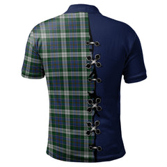 Clan MacInnes Dress Tartan Polo Shirt - Lion Rampant And Celtic Thistle Style OW29 MacInnes Dress Tartan Tartan Polo