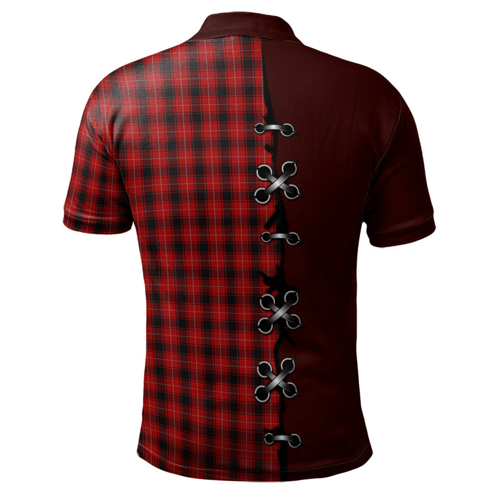 Clan MacIver Tartan Polo Shirt - Lion Rampant And Celtic Thistle Style UM95 MacIver Tartan Tartan Polo