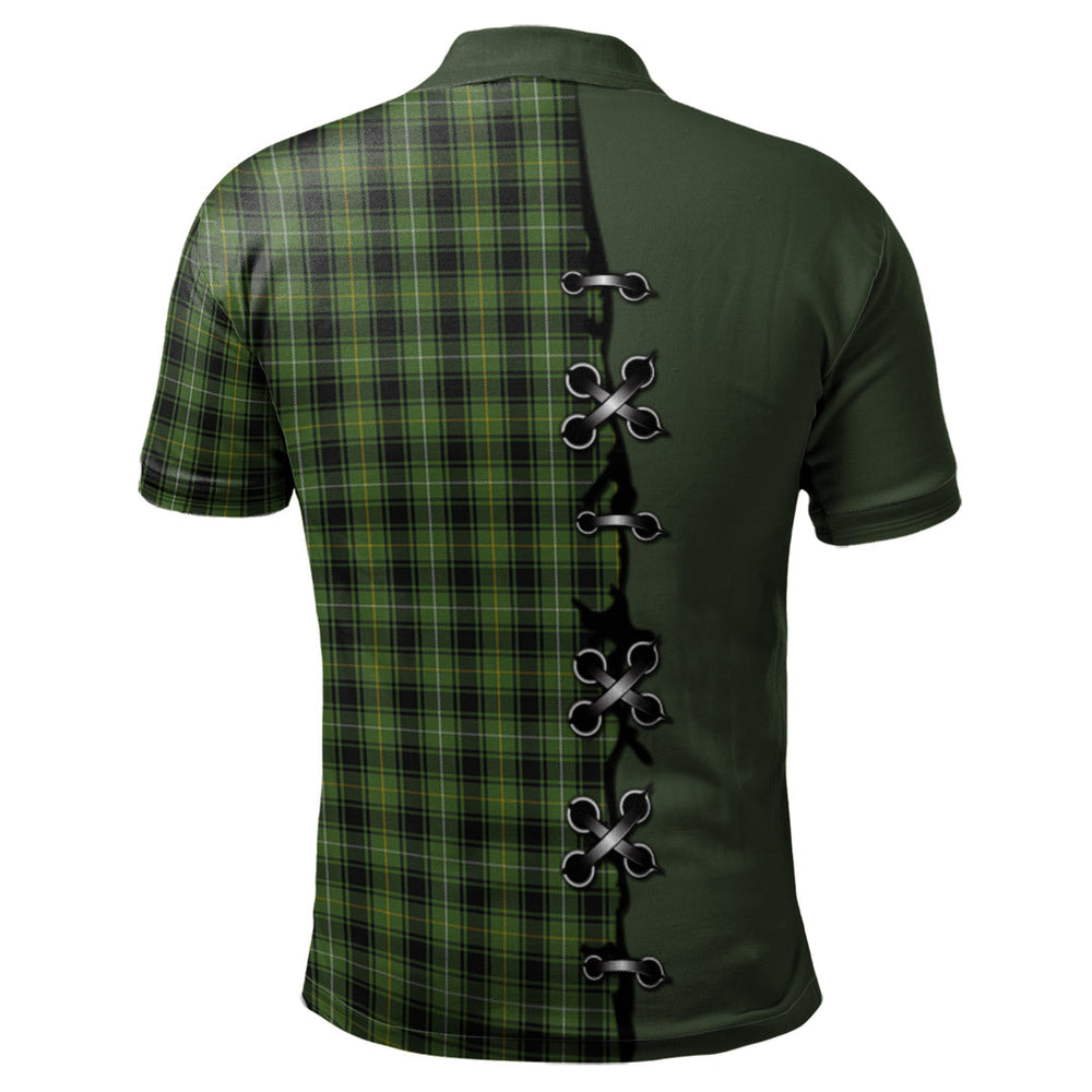 Clan MacIver Hunting Tartan Polo Shirt - Lion Rampant And Celtic Thistle Style HL84 MacIver Hunting Tartan Tartan Polo