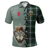 Clan MacKenzie Dress Tartan Polo Shirt - Lion Rampant And Celtic Thistle Style AN78 MacKenzie Dress Tartan Tartan Polo