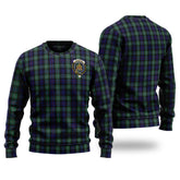 Clan MacKenzie Hunting Green Tartan Christmas Ugly Sweater AY99 MacKenzie Hunting Green Tartan Tartan Sweater