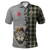 Clan MacKinnon Dress Tartan Polo Shirt - Lion Rampant And Celtic Thistle Style IM87 MacKinnon Dress Tartan Tartan Polo