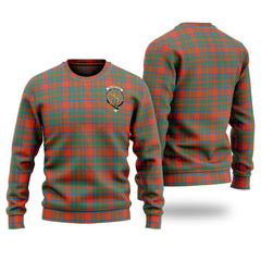 Clan MacKintosh Ancient Tartan Christmas Ugly Sweater WN24 MacKintosh Ancient Tartan Tartan Sweater