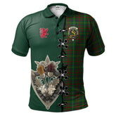 Clan MacKintosh Hunting Tartan Polo Shirt - Lion Rampant And Celtic Thistle Style RB42 MacKintosh Hunting Tartan Tartan Polo