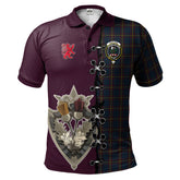 Clan MacLaine of Lochbuie Hunting Tartan Polo Shirt - Lion Rampant And Celtic Thistle Style WY52 MacLaine of Lochbuie Hunting Tartan Tartan Polo