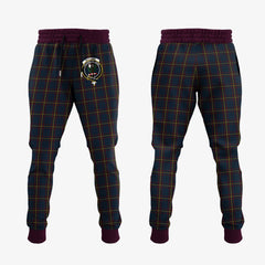 Clan MacLaine Of Lochbuie Hunting Tartan Crest Jogger Sweatpants CT65 Tartan Today