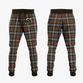Clan MacLaren Weathered Tartan Crest Jogger Sweatpants GF16 Tartan Today