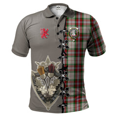 Clan MacLean Dress Tartan Polo Shirt - Lion Rampant And Celtic Thistle Style XP66 MacLean Dress Tartan Tartan Polo