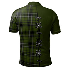 Clan MacLean Hunting Tartan Polo Shirt - Lion Rampant And Celtic Thistle Style JR97 MacLean Hunting Tartan Tartan Polo