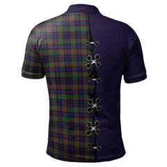 Clan MacLellan Tartan Polo Shirt - Lion Rampant And Celtic Thistle Style IK67 MacLellan Tartan Tartan Polo