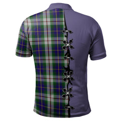 Clan MacLeod Of Californian Tartan Polo Shirt - Lion Rampant And Celtic Thistle Style HI81 MacLeod Of Californian Tartan Tartan Polo