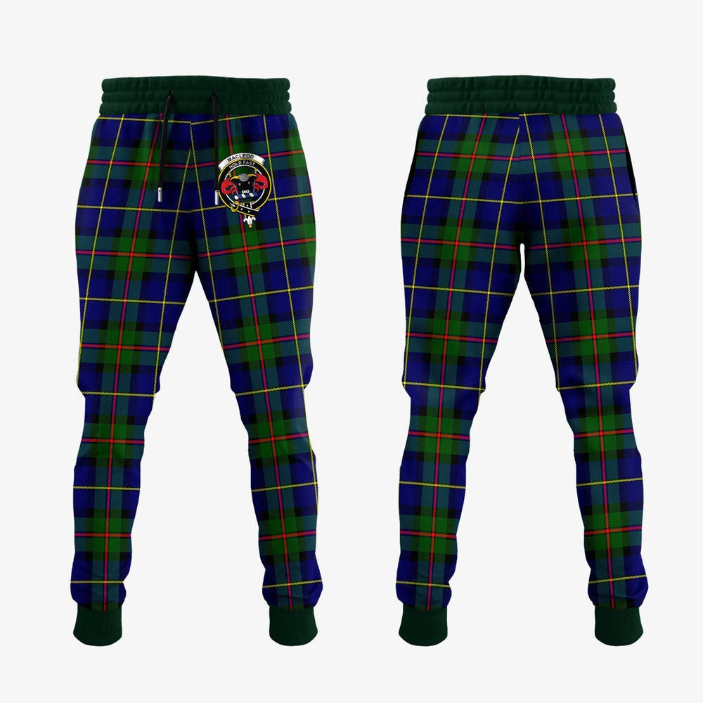 Clan MacLeod Of Harris Modern Tartan Crest Jogger Sweatpants EC26 Tartan Today