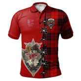 Clan MacLeod of Raasay Tartan Polo Shirt - Lion Rampant And Celtic Thistle Style PN23 MacLeod of Raasay Tartan Tartan Polo