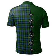 Clan MacLeod of Skye Tartan Polo Shirt - Lion Rampant And Celtic Thistle Style AE19 MacLeod of Skye Tartan Tartan Polo