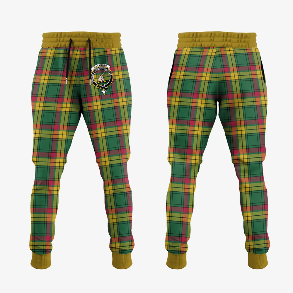 Clan MacMillan Old Ancient Tartan Crest Jogger Sweatpants SN12 Clan MacMillan Tartan Today