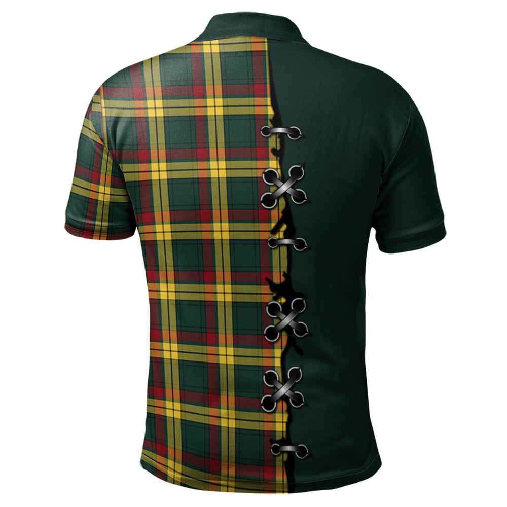 Clan MacMillan Old Modern Tartan Polo Shirt - Lion Rampant And Celtic Thistle Style UA98 MacMillan Old Modern Tartan Tartan Polo