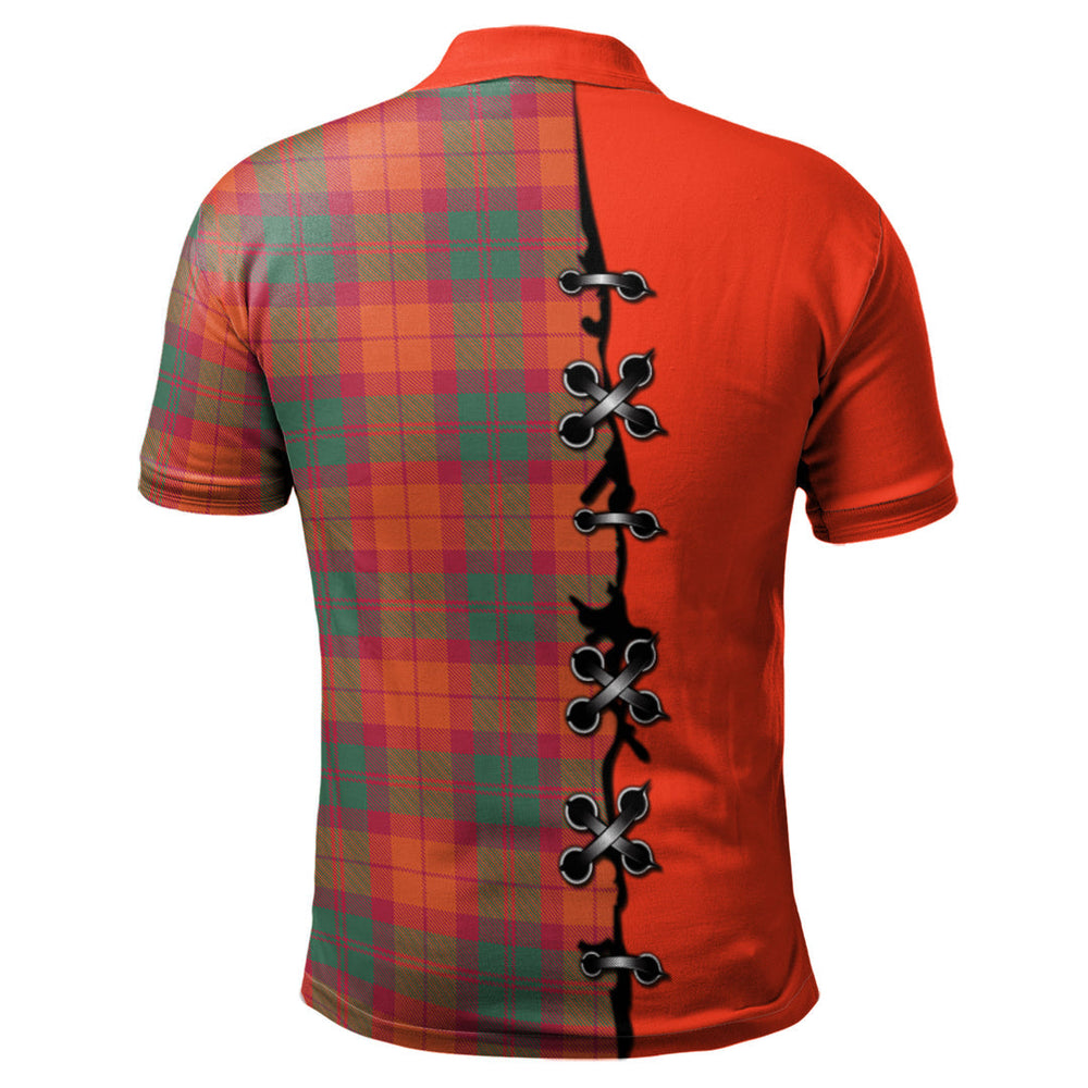 Clan MacNab Ancient Tartan Polo Shirt - Lion Rampant And Celtic Thistle Style TY95 MacNab Ancient Tartan Tartan Polo