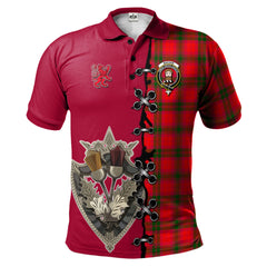 Clan MacNab Modern Tartan Polo Shirt - Lion Rampant And Celtic Thistle Style CS68 MacNab Modern Tartan Tartan Polo