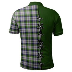 Clan MacNaughton Dress Tartan Polo Shirt - Lion Rampant And Celtic Thistle Style EW95 MacNaughton Dress Tartan Tartan Polo